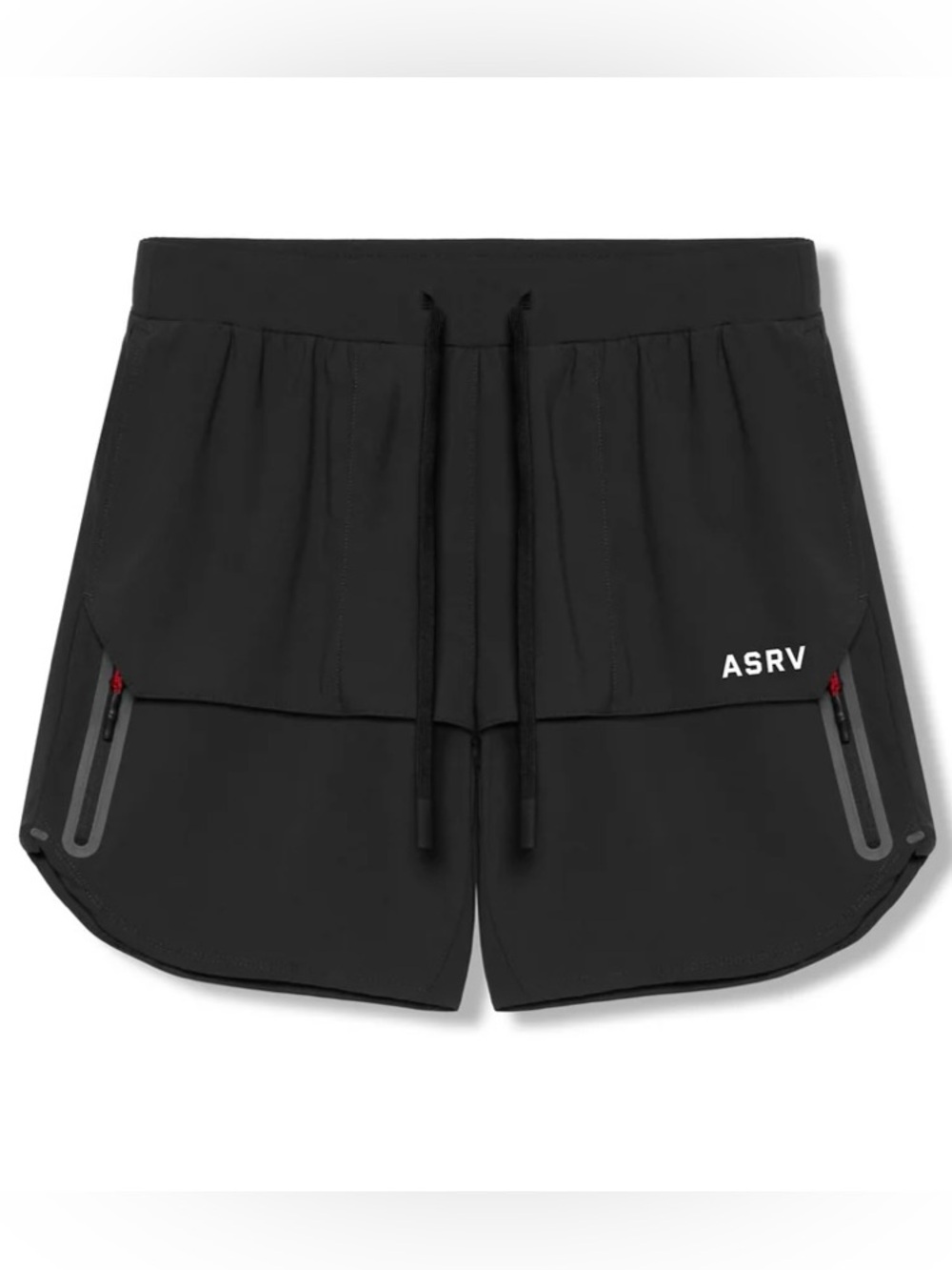 ASRV 0689 7" Tech Short Black Size Large